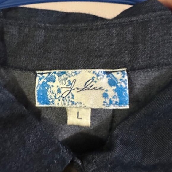 J.GEE Denim Dress Size L - Picture 3 of 3